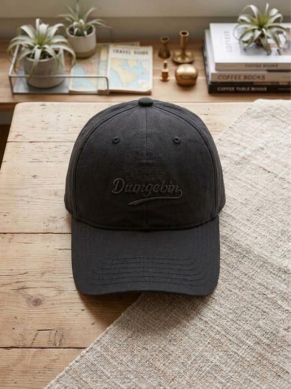 Dungebin Wasted Cotton Dad hat - Black