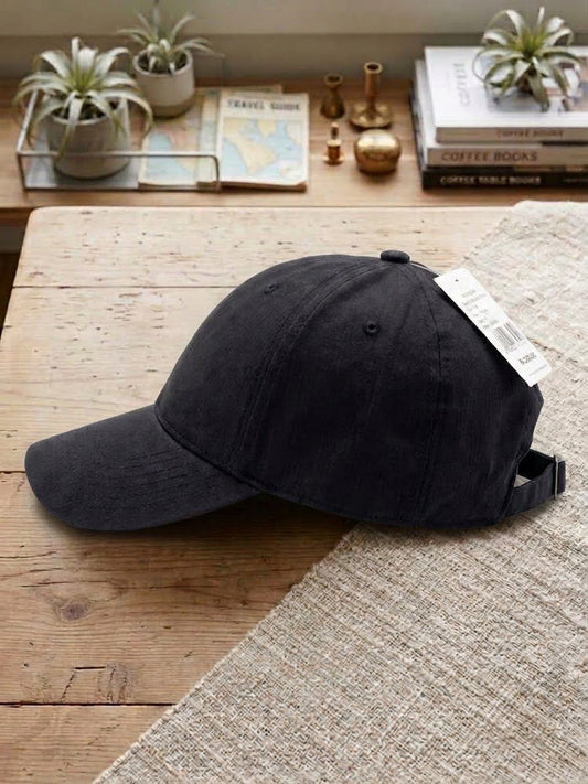 Dungebin Wasted Cotton Dad hat - Black