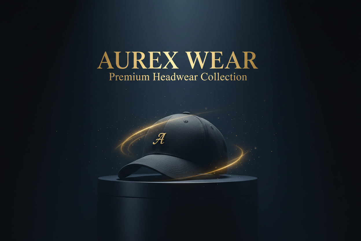 Aurex Wear Navy Gold Hero Banner
